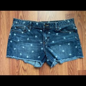Gap Sexy Boyfriend Jean Shorts with Stars